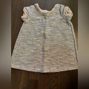 Stylish Splendid dress (gray tweed look with pink and silver accent) size 2T